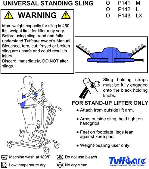 Standing Sling for Stand-Up Lift